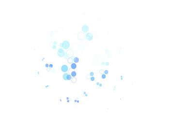 Wall Mural - light blue vector layout with circle shapes.