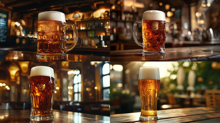 Wall Mural - glass of beer