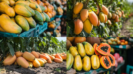 Canvas Print - vegetables at the market