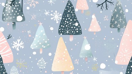 Wall Mural - Wallpaper_ipad_Cute_Wallpaper_aesthetic_christmas