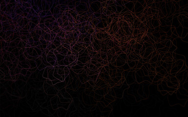 Wall Mural - dark pink, green vector template with chaotic shapes.