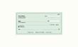© KR - Cheque, Fake blank cheque, blank checkbook template