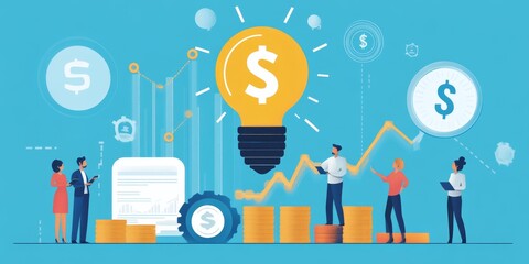 Aufkleber - Infographic showing effective investment techniques for individuals with clear visual representation and practical advice educational and engaging