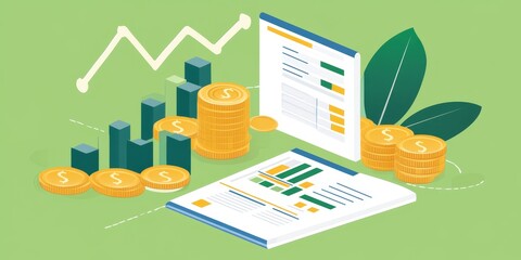 Aufkleber - Infographic showing how to manage income effectively with clear visual representation and practical advice educational and engaging