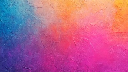 Wall Mural - Abstract, grunge wall texture in rainbow colors. Colorful gradient background wallpaper.