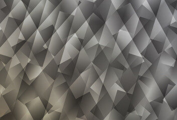 Wall Mural - light gray vector background in polygonal style.
