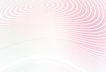 Wall Mural - light pink, yellow vector template with bent lines.
