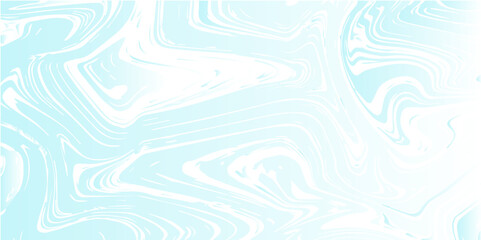 Wall Mural - abstract pattern white and blue marble texture and background. liquify swirl blue and white color ar