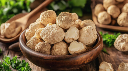 The White Truffle Festival in San Miniato. a holiday in Italy. white truffle