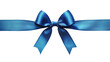 © ryker - A blue ribbon tied in a bow against a black background. This festive image evokes feelings of joy, celebration, and excitement.