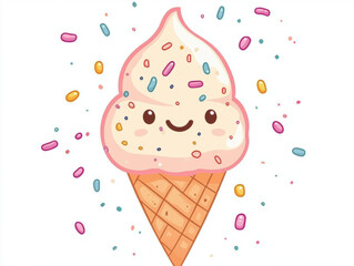 cartoon ice cream