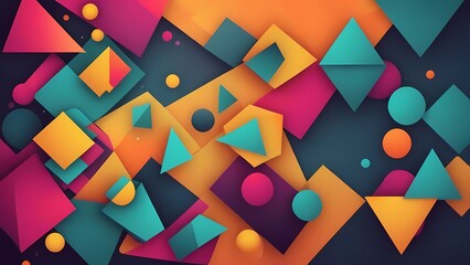 abstract colorful geometric background design