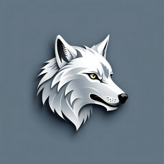 Wolf logo, wolf mascot, wolf illustration	