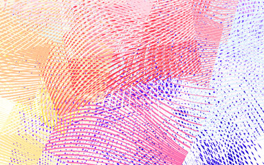 Wall Mural - light multicolor vector background with curved lines.
