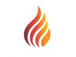 © willian - Abstract Fire Flame Logo Design: Orange, Red, Yellow Gradient