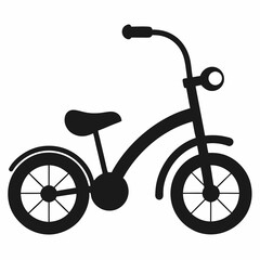 Sticker - Tricycle Black silhouette