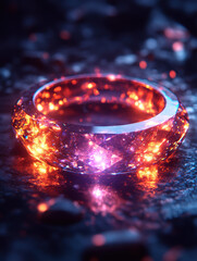 Sticker - Glowing Gemstone Ring.