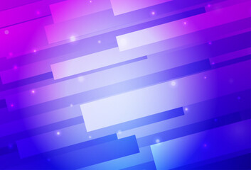 Wall Mural - light pink, blue vector pattern in square style.