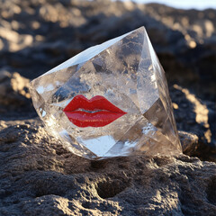 Canvas Print - Crystal Lips.