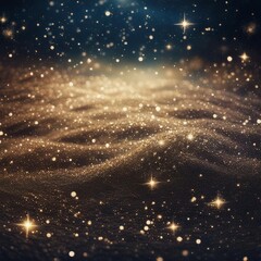 Wall Mural - 3D illustration of a microscopic view of a virus cells in outer space.