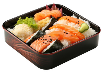 Canvas Print - PNG Japan food lunch seafood sushi.