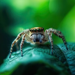 Spider isolated on cute background