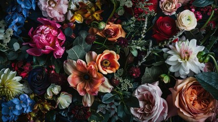 Poster - Vibrant Floral Arrangement