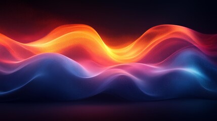 Wall Mural - Dynamic Waves of Color Generative AI