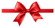 © Rawpixel.com - PNG Red ribbon with bow red white background celebration.
