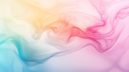 Leinwandbilder - Abstract gradient background with soft pastel colors blending smoothly, perfect for text overlay