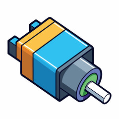 Poster - Adapter Connector Vector Illustration