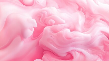 Canvas Print - a pink swirl of paint with a lot of texture