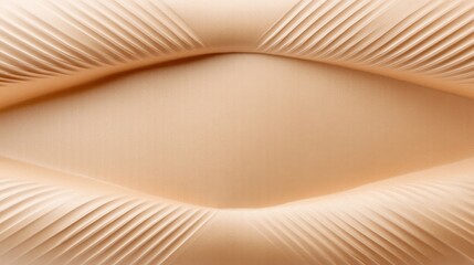 Canvas Print - a tan background with a curved line that looks like a wave