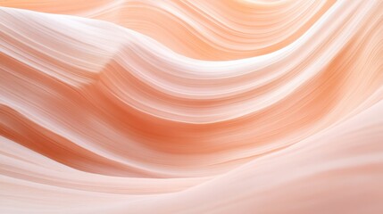 A wave of pink color with a white background