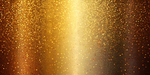 Canvas Print - golden galaxy: a dazzling spectacle of gold glitter and light, perfect for luxurious or celebratory 