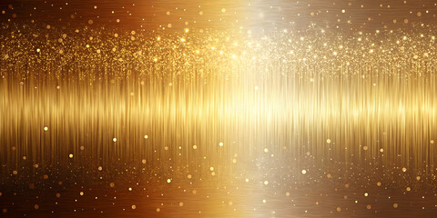 Wall Mural - Golden Galaxy: A dazzling spectacle of gold glitter and light, perfect for luxurious or celebratory designs. 