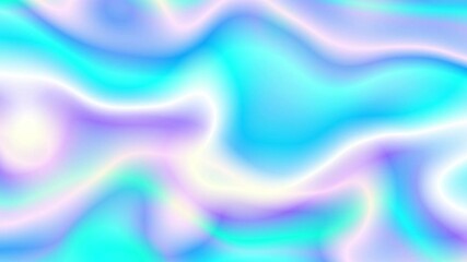 Aufkleber - Looping abstract blur wave stream 4K gradient background curved wavy lines tech futuristic motion dynamic abstract waving metaverse