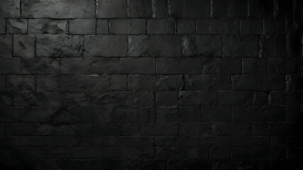 Wall Mural - Dark Slate Texture: A moody and textured background featuring a close-up of black slate tiles with a natural, rustic feel. Its intricate patterns and subtle variations in shade create a dramatic 