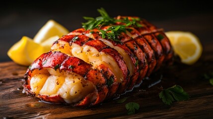 Poster - Grilled Lobster with Lemon and Parsley