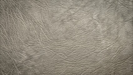 Textured leather surface in soft gray tones for sophisticated design and wallpaper copy space