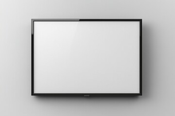 TV screen mockup on isolated background created with Generative AI