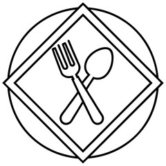 Cutlery Icon Vector Art