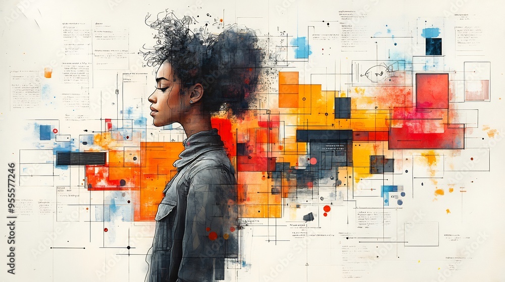 Mind map the use of negative space in design detailing techniques for ...