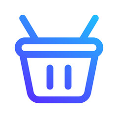 Poster - basket gradient icon