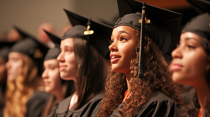 Canvas Print - student graduating