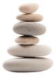© Rawpixel.com - PNG  A seven stacked stone pebble rock white background.