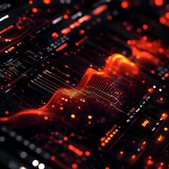 Wall Mural - captivating fluid motion graphics and bold minimalist ui elements for innovative web design concept