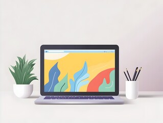 Wall Mural - robust cms platform with streamlined content management and scandinavian inspired minimalist design