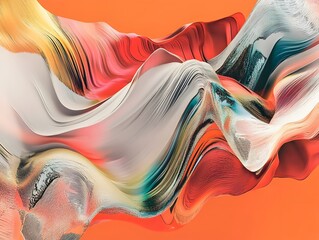 Wall Mural - captivating surreal website loading screen with mesmerizing avant garde glitch effects and morphing