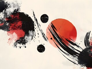Wall Mural - elegant and sophisticated animated website loading screen with calligraphic brushstrokes and